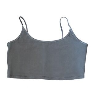 Women's Gray Crop Top